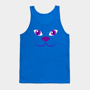 Mustache cat Halloween Tank Top